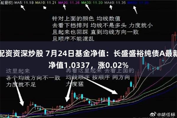 配资资深炒股 7月24日基金净值：长盛盛裕纯债A最新净值1.0337，涨0.02%