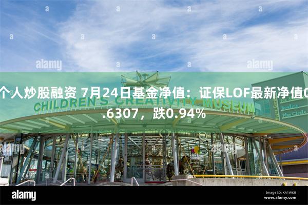 个人炒股融资 7月24日基金净值：证保LOF最新净值0.6307，跌0.94%