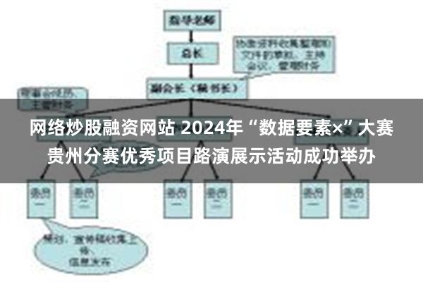 网络炒股融资网站 2024年“数据要素×”大赛贵州分赛优秀项目路演展示活动成功举办