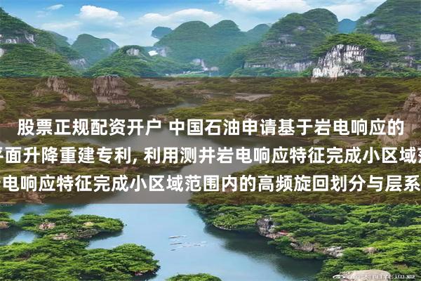 股票正规配资开户 中国石油申请基于岩电响应的云膏岩旋回划分与海平面升降重建专利, 利用测井岩电响应特征完成小区域范围内的高频旋回划分与层系对比